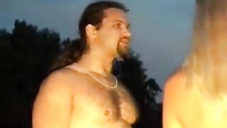 A huge orgy with Russian girls on the party in Ibiza