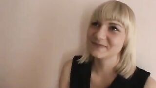 The young guy learned to do cunni with his girlfriend in an intimate moment