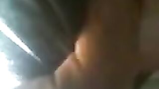 On the bus, he pushed his cock to the girl’s ass very tightly