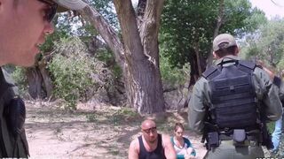 A hot woman fucks with a soldier in the bedroom