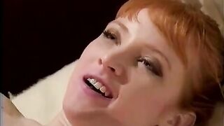 Two hot lesbian nurses are using a strap on to fuck each other hard