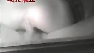 A young couple tried to have sex in the car but were noticed
