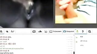A married couple satisfy their sexual needs with the help of a webcam
