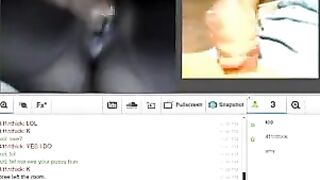 A married couple satisfy their sexual needs with the help of a webcam
