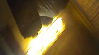 I tried to shoot at the next beautiful girl from under the skirt