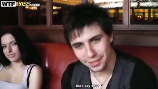 A girl was picked up by Russians in the toilet of a cafe