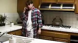 A real incest - his brother made a deposit in his sister