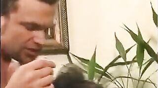 A 40-year-old guy joked with a girl and touched her by the nipples
