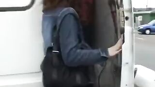 A sexy girl fucks with two guys in an interracial threesome