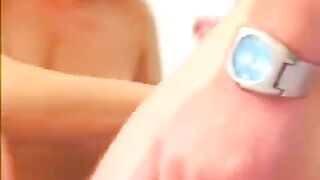 Blonde Russian woman fucked after making a stunning blowjob