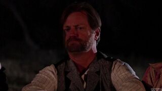 The leader of the red-skinned fucked two juicy Indians at once