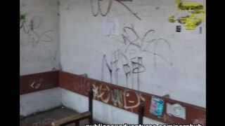 I picked up a girl at the bus stop and fucked her hard