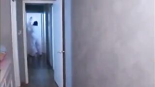 A monster has sex with an Asian beauty