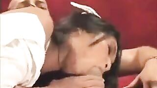 Nurse Asian gives her patient a deep pussy sex in her uniform