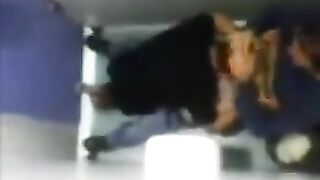 The camera in the toilet caught two guys getting oral sex