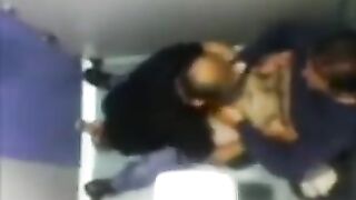 The camera in the toilet caught two guys getting oral sex