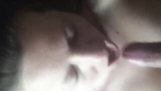 Warm home blowjob with a sweet and intense homemade vibe