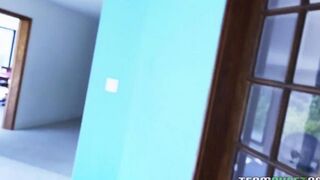 Alexia Gold, the Latina queen of deepthroat, made a black guy cum hard