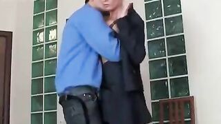 Mature Russian lady fucks her young boss’s dick