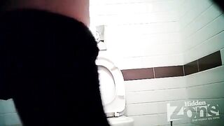 Camera in the toilet of the shopping area
