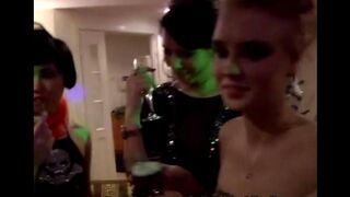 A group of young people have an orgy on a party, featuring passionate whores