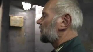 Rough sex in a prison-themed adult movie