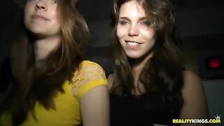 Sexual beauties arranged a sex party in the club and got carried away