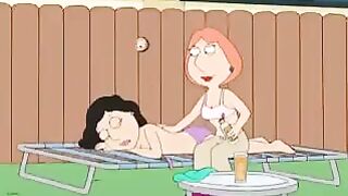 Lesbian sex with Lois Griffin and Bonnie from Family Guy