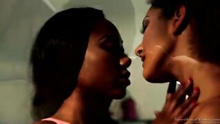 Two black girls show how to enjoy oral sex and more
