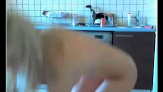 Young beauty has sex with her first boyfriend online