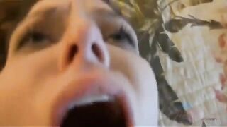A man got his dick sucked at home with pride