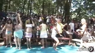 Sexual girl is having fun with a guy in the forest, it’s her passion