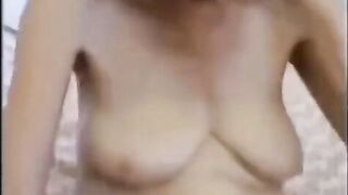 A man fucks his beautiful step grandmother in a surprising scenario