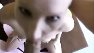 A chick that loves to suck cock deeply and give blowjobs