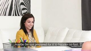 Lesbian casting with Tracy Lindsay and her gorgeous girlfriend on camera
