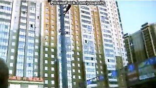 Guy arranged a sex meeting with a blonde on the street and fucked her