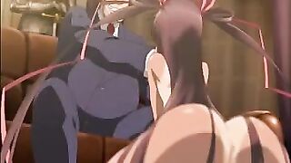 A sweaty guy had sex with a girl, fulfilling her wild wish