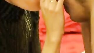 A lucky guy received an amazing blowjob, and it was simply incredible!