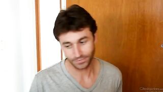 The guy went to visit his neighbor and she was fucked in the kitchen