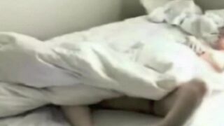 A girl was masturbating secretly with a camera in her bedroom