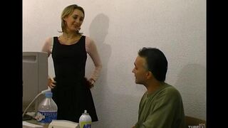 An elderly man fucks his younger sister, a secret affair