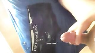 The guy was jerked off, but there was no cumshot