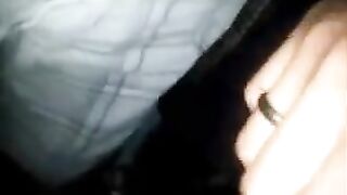 Fingered his dick in the subway and soon released cum