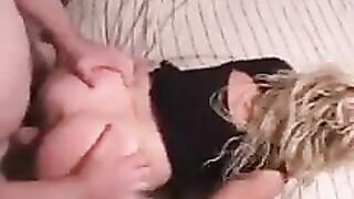 The guy fucked a point of his wife at her home