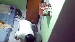 Spy cam in girl’s room of the hostel to peep