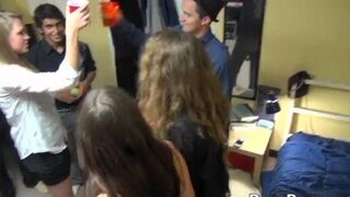 Instead of paying debt, girls offered a rave party to the collector