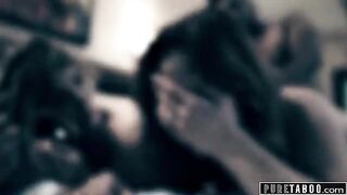 The doctor, in the presence of a husband, inseminates his wife’s pussy with cum