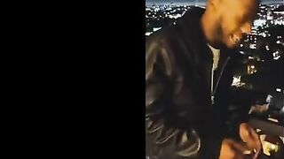 A tiny blonde gets a big black cock from her neighbor