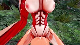 Annie Titan is fucking like a wild animal on Halloween special