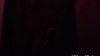 A couple has a scary Halloween experience with a intense throat game